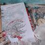 handmade scrapbooking albumy dziennik / magiczna zima album