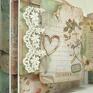 scrapbooking album nowożeńcy pamiątka stamperia