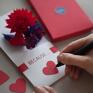 scrapbooking kartki 3d karteczki 3d. prezent na valentines day