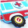 Ambulans - scrapbooking kartki karetka