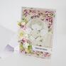 beżowe scrapbooking kartki chrzest pamiątka chrztu św - 465 chrzciny