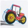 scrapbooking kartki: Traktor - urodzinowa wies ciągnik