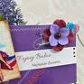 fioletowe na 40 urodziny urodzinowa - rezerwacja (k70) kartka kopertówka