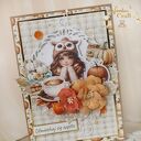 Kobieca kartka urodzinowa z motywem jesieni "Autumn 2" GOTOWA