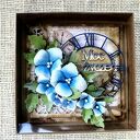 Kartka na urodziny i imieniny w pudełku eco - rękodzieło scrapbooking