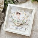 Ramka 3D na Pierwszą Komunię Świętą z LED - personalizowana