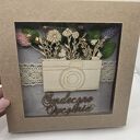 Karka urodzinowa aparat uniwersalna suszone kwiaty