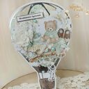 Kartka balonik, prezent na roczek narodziny chrzest "Little One" GOTOWA