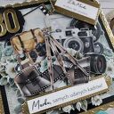 Kartka na 30. urodziny z aparatem fotograficznym, personalizacja