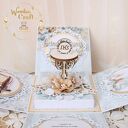 Exploding box komunijny, kartka na komunię "In Shades of Blue" GOTOWY