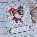 Kartka świąteczna z gnomem 2