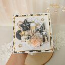 Ręcznie robiona kartka scrapbooking