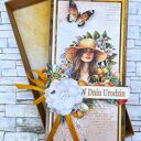 Kartka urodzinowa w pudełku - Ona lubi pomarańcze