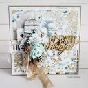 urodziny scrapbooking kartki beżowe w dniu urodzin, kartka w pudełku