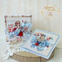 Kobieca kartka urodzinowa handmade z personalizacją