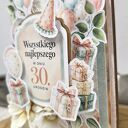 Ręcznie robiona kartka scrapbooking na wyjątkową okazję