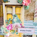 Kartka urodzinowa z ptaszkiem w stylu boho - W dniu Urodzin
