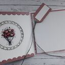 Kartka na walentynki z osiołkiem, nietypowy napis