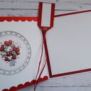 Kartka na walentynki z misiem, nietypowy napis