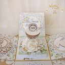 Exploding box komunijny, kartka na komunię "Simple Story 1" GOTOWY