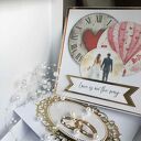 Kartka ślubna w pudełku