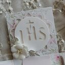 Exploding box różowy - podziękowanie dla Chrzestnych