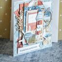 Wielowarstwowa kartka scrapbooking „Po każdej burzy wychodzi słońce”