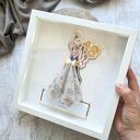 Wyjątkowy prezent na 18, urodziny - ramka 3d z miejscem na banknoty i podświetleniem LED