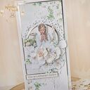 Kartka komunijna, Pamiątka Pierwszej Komunii, prezent "Bright 2"