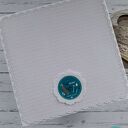 Kartka z okazji narodzin dziewczynki z misiem, personalizacja