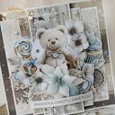 Kartka na chrzest święty, pamiątka chrztu "JolySeason1"GOTOWA