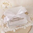 Exploding box komunijny, kartka na komunię "Zapach Róży" GOTOWY