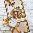 Kartka urodzinowa w pudełku - Ona lubi pomarańcze