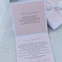Kartka ślubna w pudełku - personalizowana w delikatnym różu