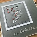 Kartka bożonarodzeniowa handmade „Cicha noc”