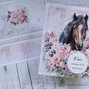 Kartka na 18. urodziny dla miłośniczki koni, w pudełku