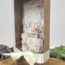 Ręcznie robiona kartka scrapbooking na wyjątkową okazję