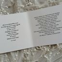 Niebieska kartka wielkanocna z królikiem