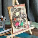 Kartka dla artysty - vintage 3