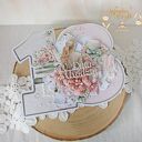 Kartka urodzinowa na 18 urodziny, cyferka "Love 1" GOTOWA