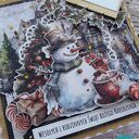 Kartka świąteczna z bałwankiem 2