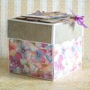 Exploding box na urodziny w stylu prowansalskim