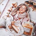 scrapbooking kartki kartka urodzinowa z napisem pomyśl