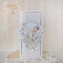 Kartka body na chrzest, roczek, narodziny "Cherished Memories" GOTOWA