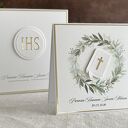 Pamiątka Pierwszej Komunii w pudełku z kopertą, 107