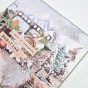 scrapbooking kartki dla miłośnika kartka z motywem gór, idealna