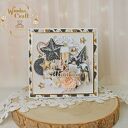 Ręcznie robiona kartka scrapbooking
