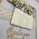 Karka urodzinowa aparat uniwersalna suszone kwiaty