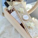 Prezent na Złote Gody - personalizowana skrzynka na wino