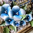 Kartka na urodziny i imieniny w pudełku eco - rękodzieło scrapbooking